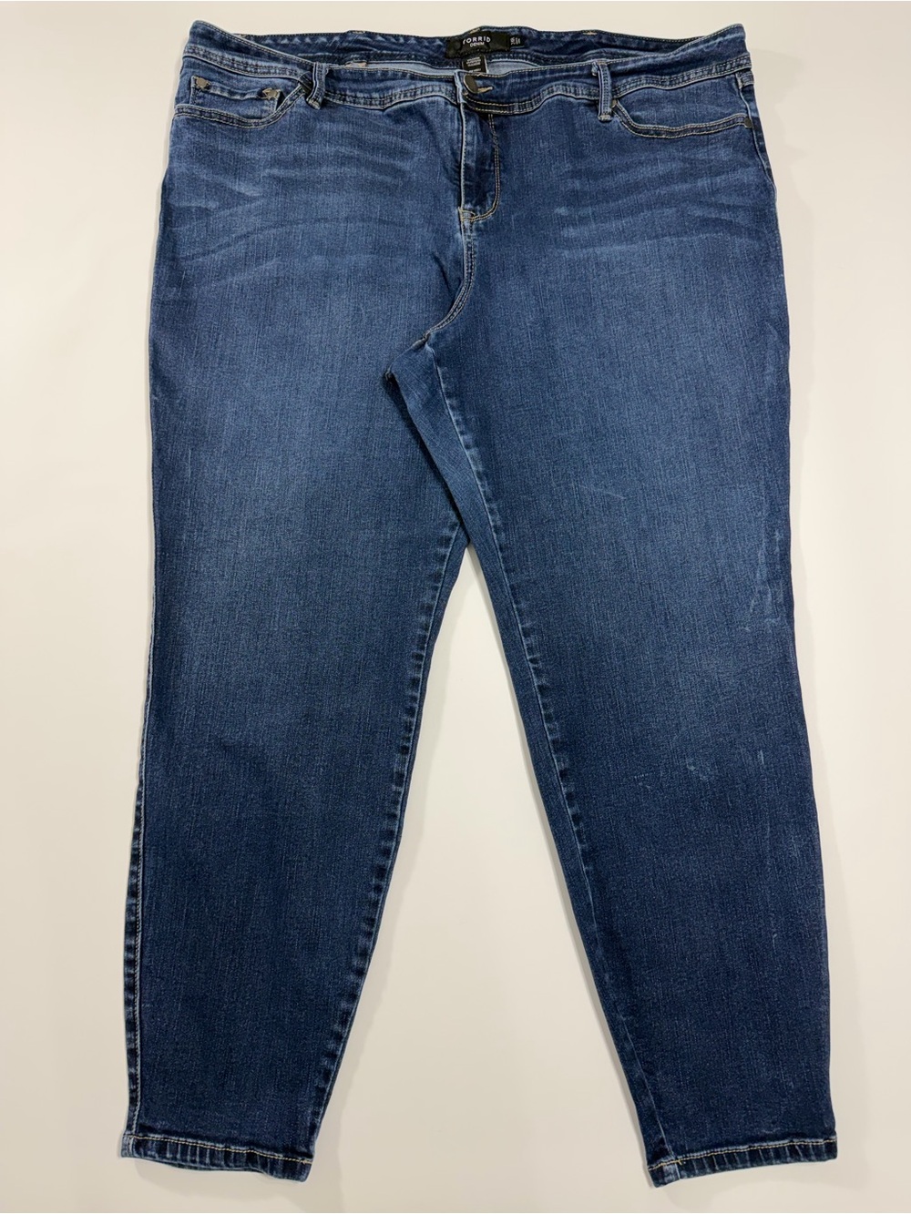 Torrid Size 24R Blue Stretch Skinny Jeans Plus Size